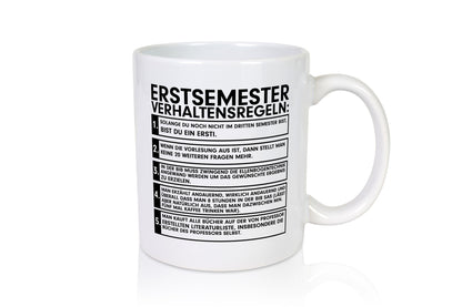 Freshman Rules of Conduct | Freshman Mug Study Humor Gift Idea