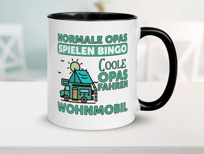 Opas spielen Bingo, coole fahren Wohnmobil | Vögel Geschenk Familie