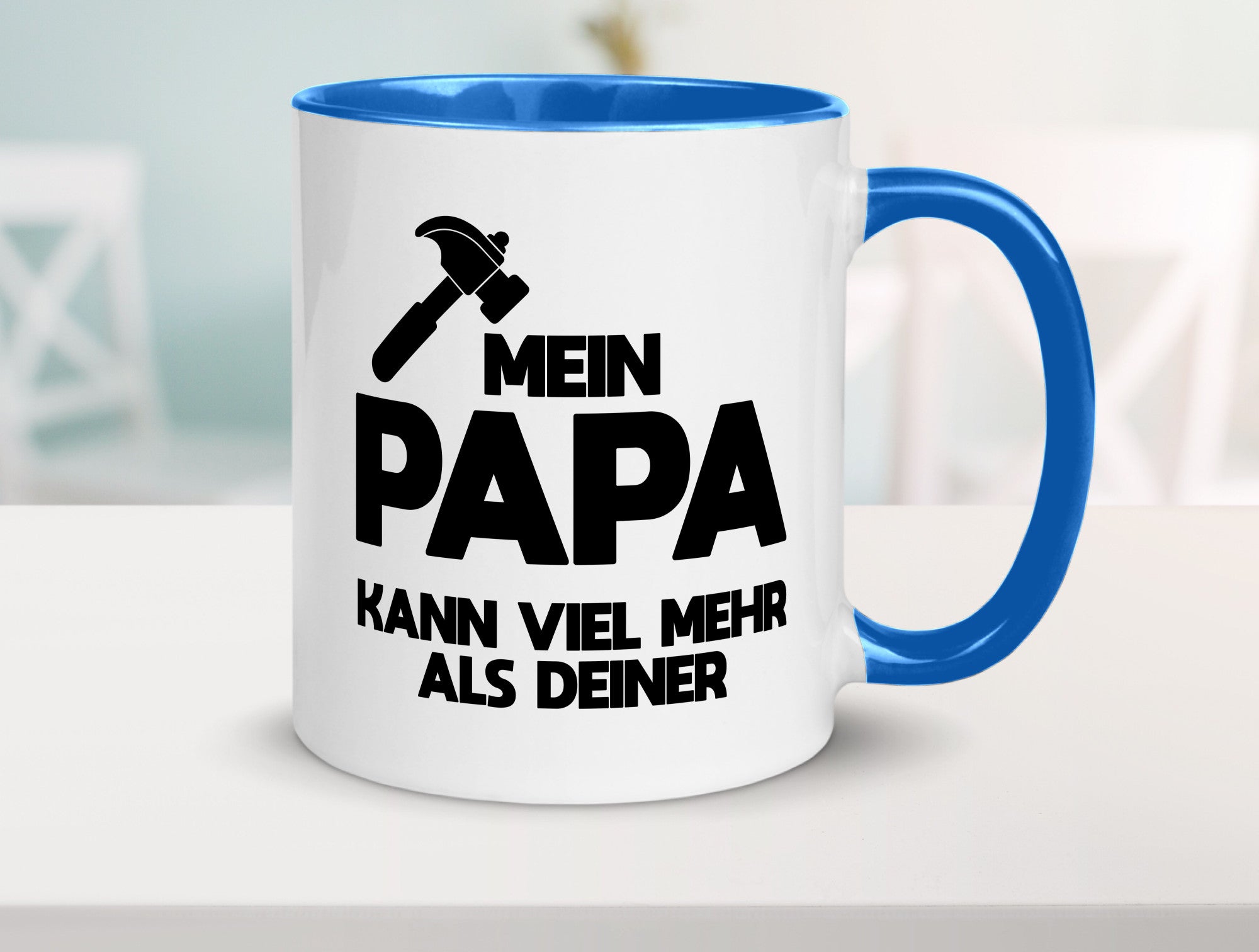 Mein papa kann viel mehr als deiner | Bester lustiger Spruch Geschenk Humor