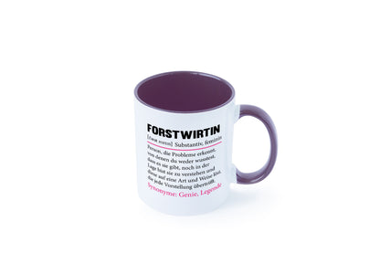 Forstwirtin | Beruf Spruch Forst Wirtin Humor Arbeit Kollegen Büro Geschenkidee