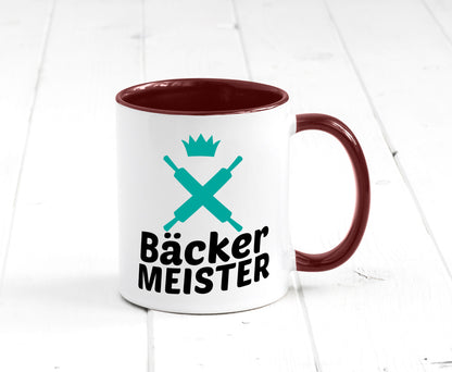 Bäcker Meister | Bäckerrei lustig Humor Geschenkidee Geschenk Tasse
