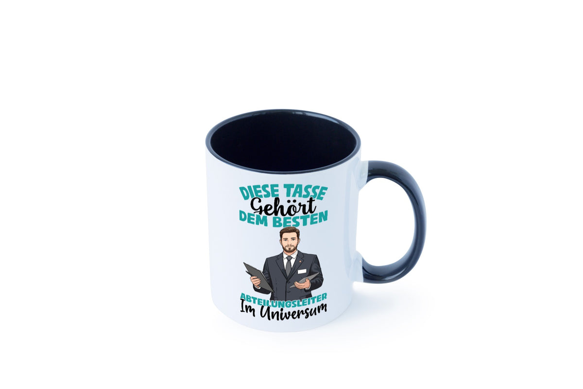 Im Universum: Abteilungsleiter| Führungskraft lustig Humor Geschenkidee Tasse