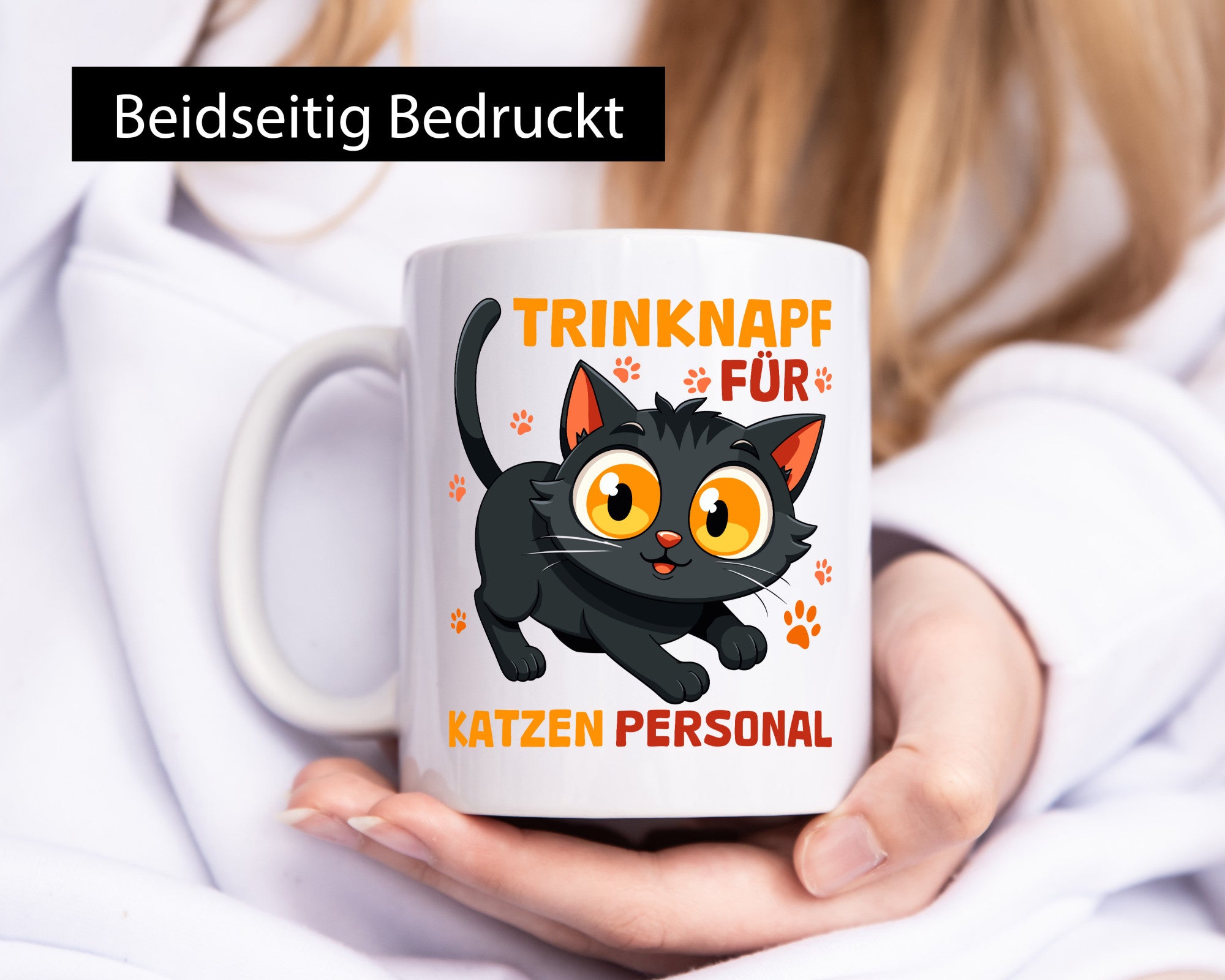 Katzen Personal | Katzenbesitzer Tasse Katze Humor vl3 Geschenkidee