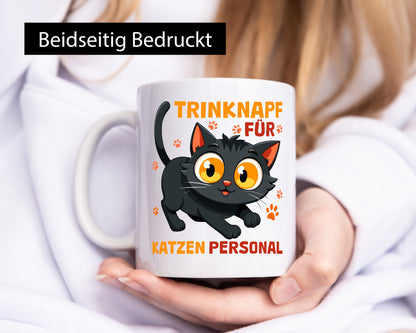 Katzen Personal | Katzenbesitzer Tasse Katze Humor vl3 Geschenkidee