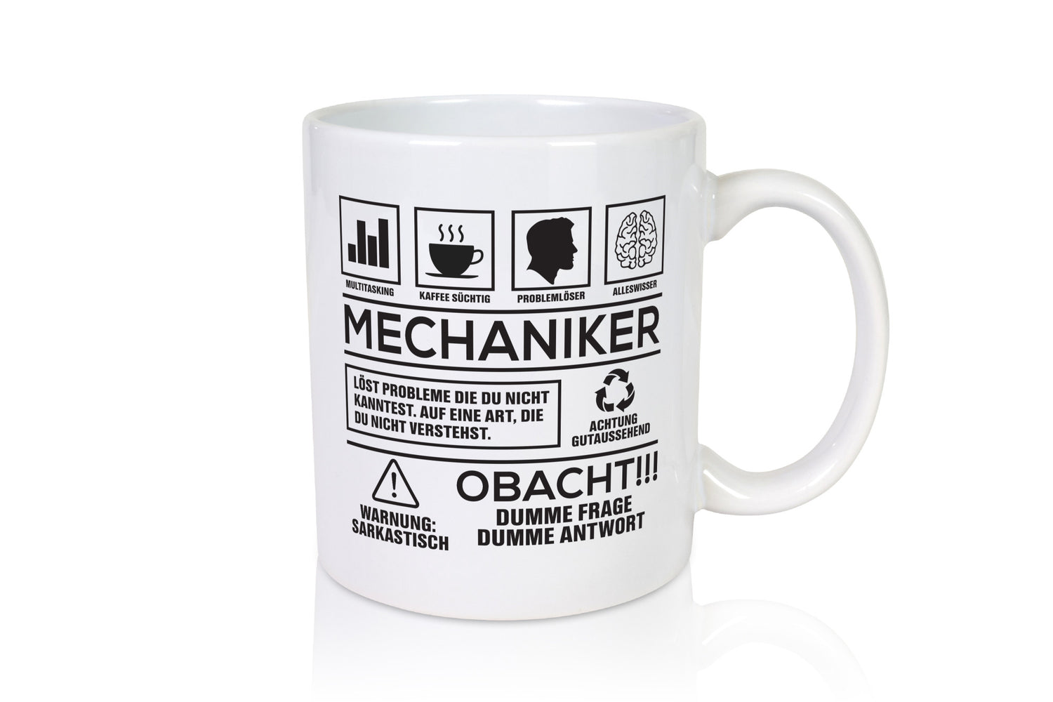Achtung Probleme Mechaniker | KFZ Werkstatt lustiger Spruch Geschenk Humor