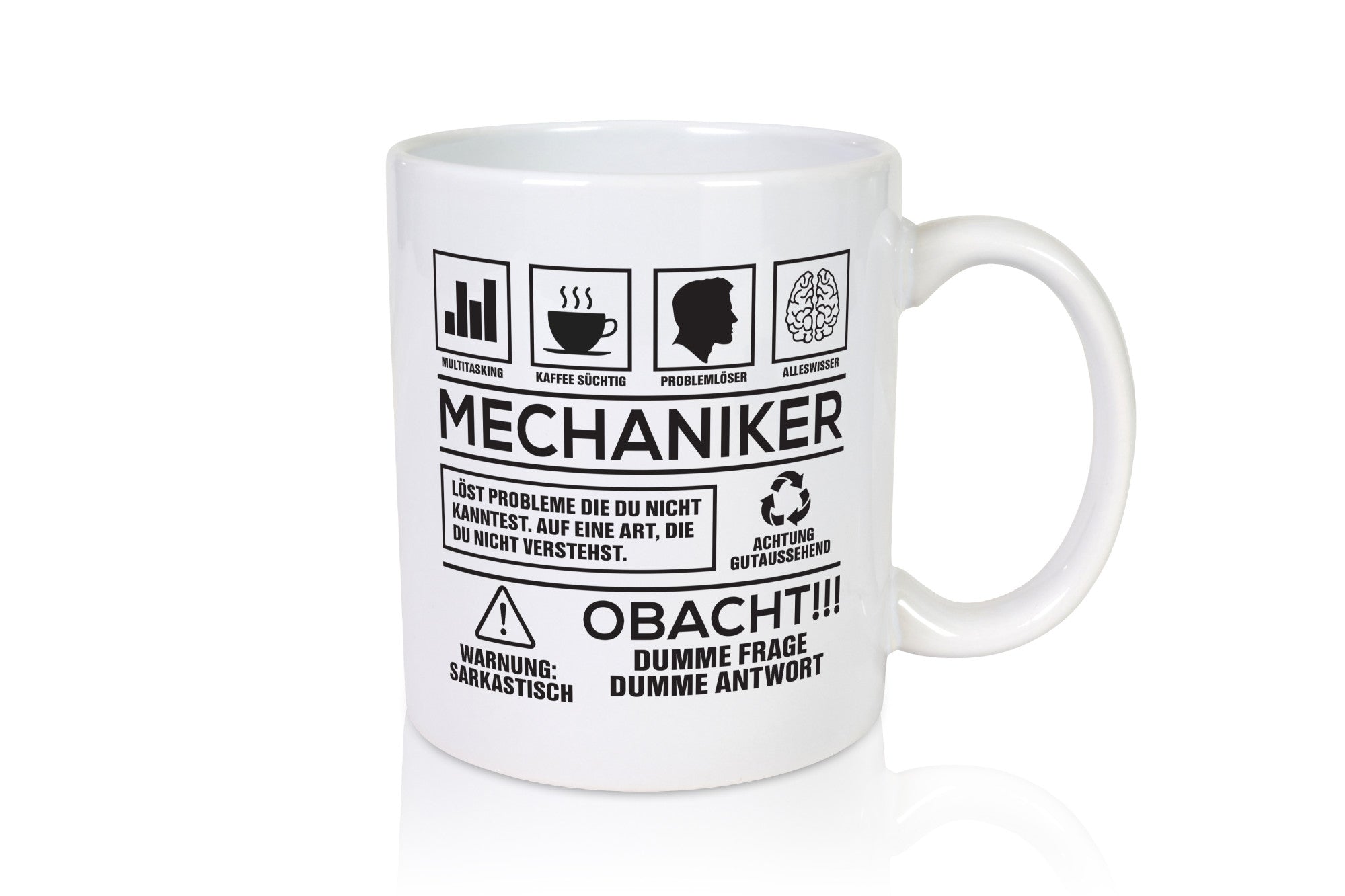 Achtung Probleme Mechaniker | KFZ Werkstatt lustiger Spruch Geschenk Humor