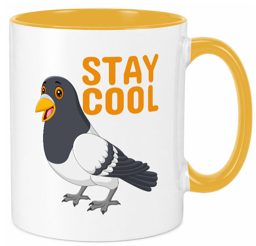 Stay Cool | coole Taube Motiv Tasse Jugendliche Humor Geschenkidee