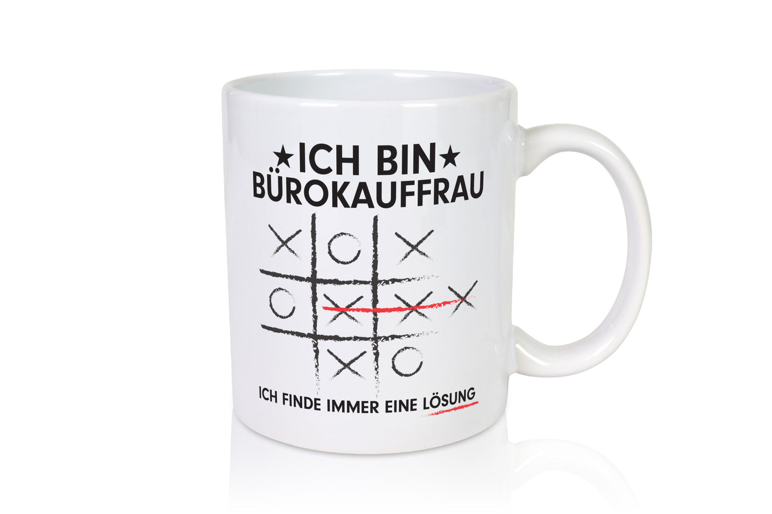 Lösung finden: Bürokauffrau | Kauffrau v2 Geschenkidee Arbeit Kollegen Büro