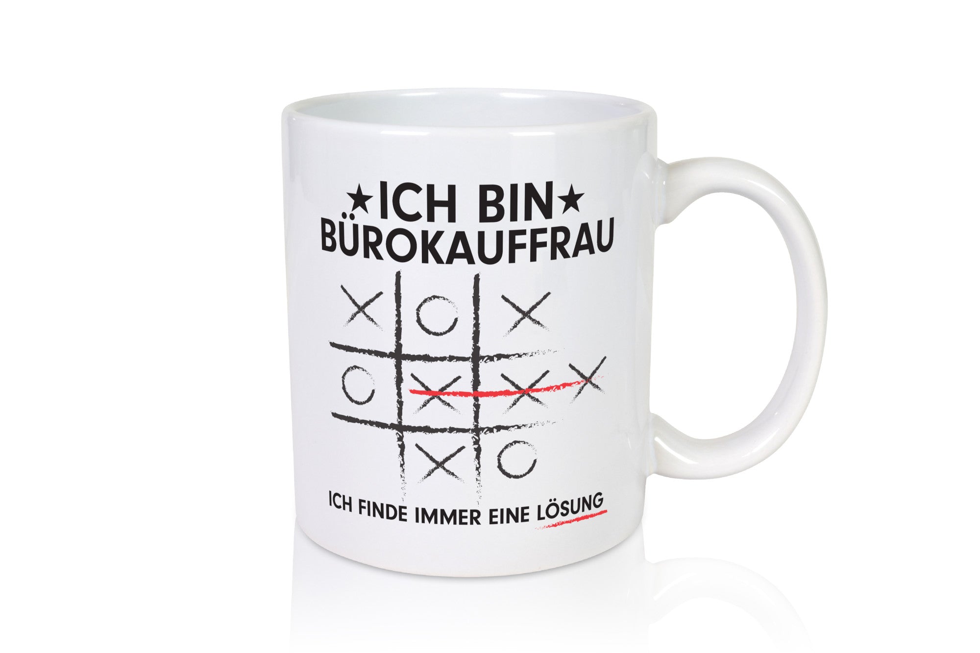 Lösung finden: Bürokauffrau | Kauffrau v2 Geschenkidee Arbeit Kollegen Büro
