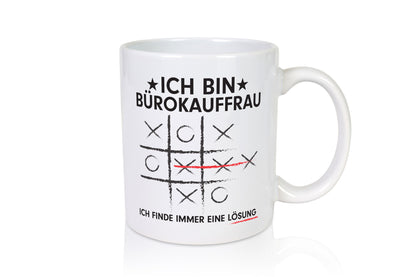 Lösung finden: Bürokauffrau | Kauffrau v2 Geschenkidee Arbeit Kollegen Büro