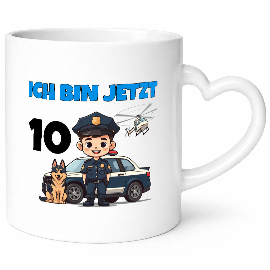 10. Geburtstag | 10 Jahre Polizei Kind Polizeiauto lustig Geschenkidee Geschenk
