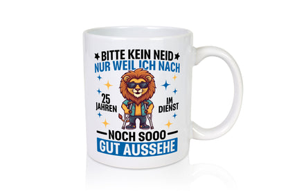 25 Jahre im Dienst | Arbeitsjubiläum Arbeit Humor Kollegen Büro Geschenkidee