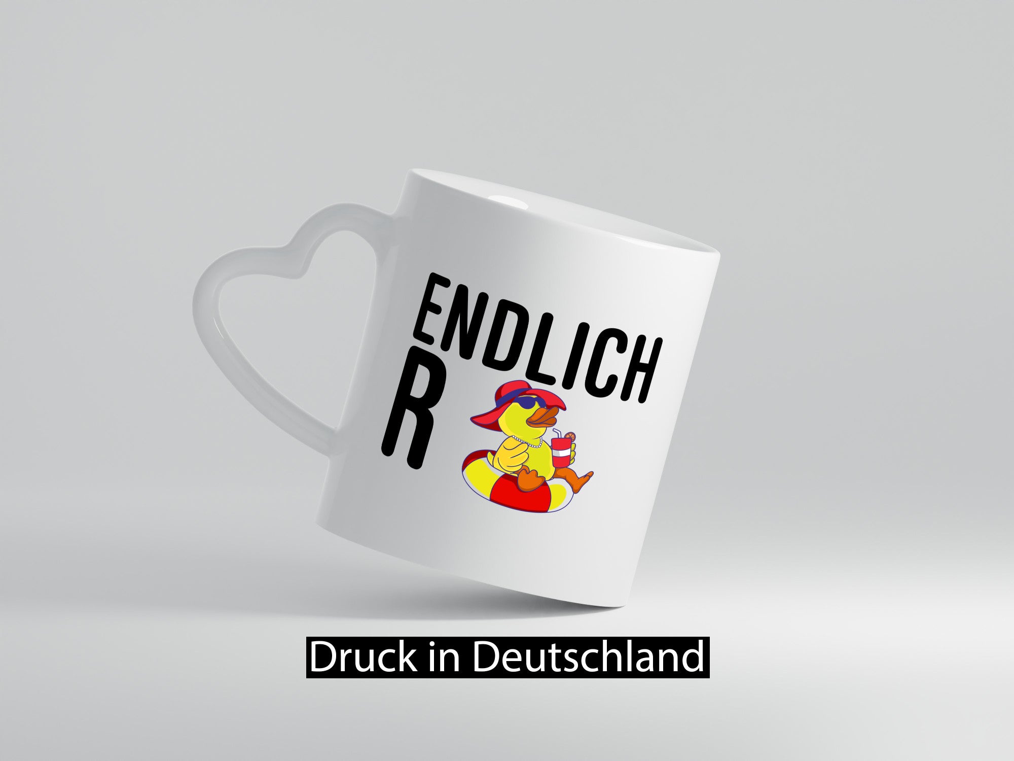 Entlich Rente | Rentner Ehepartner Ente lustiger Spruch Geschenk Ruhestand