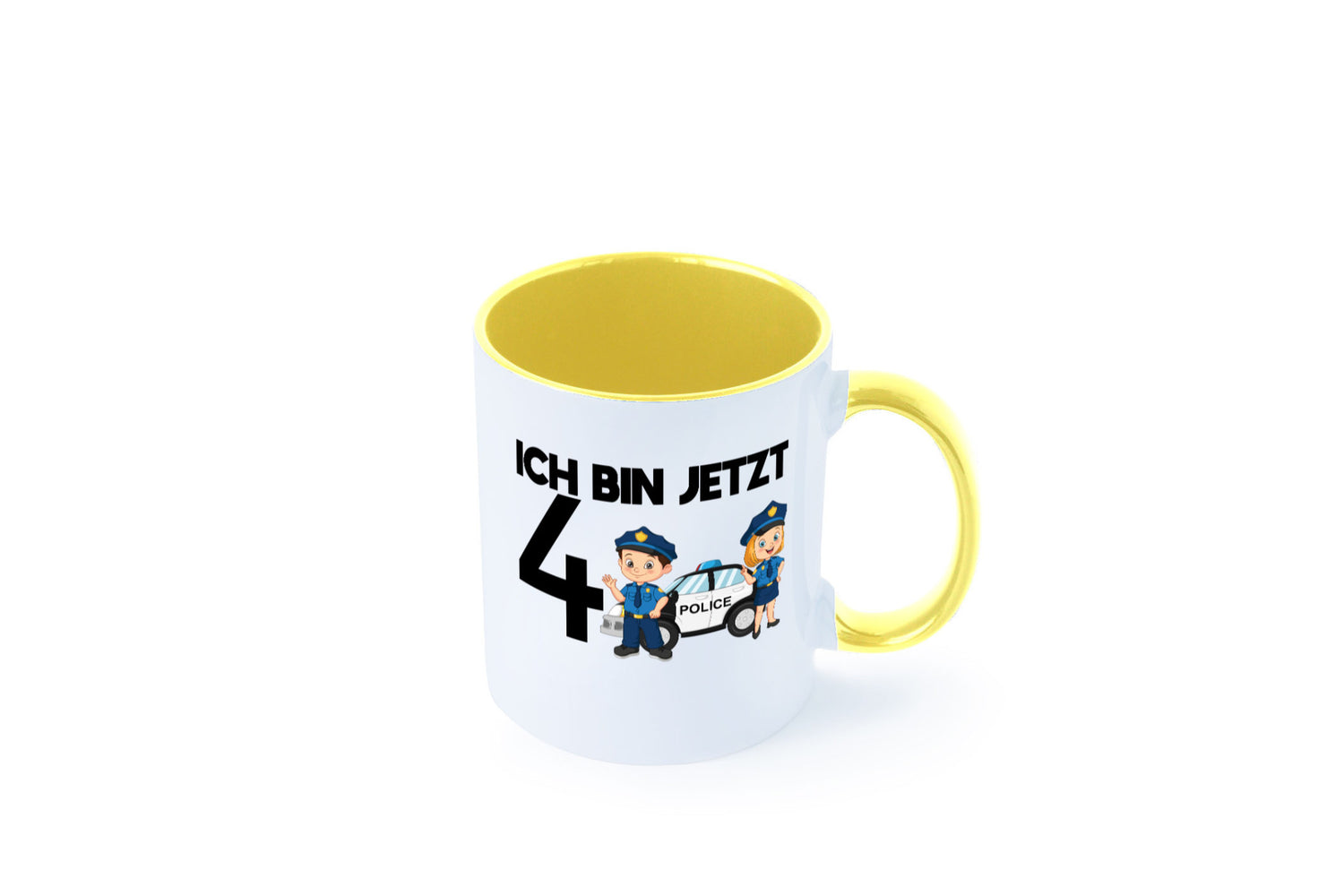 Ich bin jetzt 4 | Polizei 4. Geburtstag Jähriger Geschenk Geschenkidee lustiger
