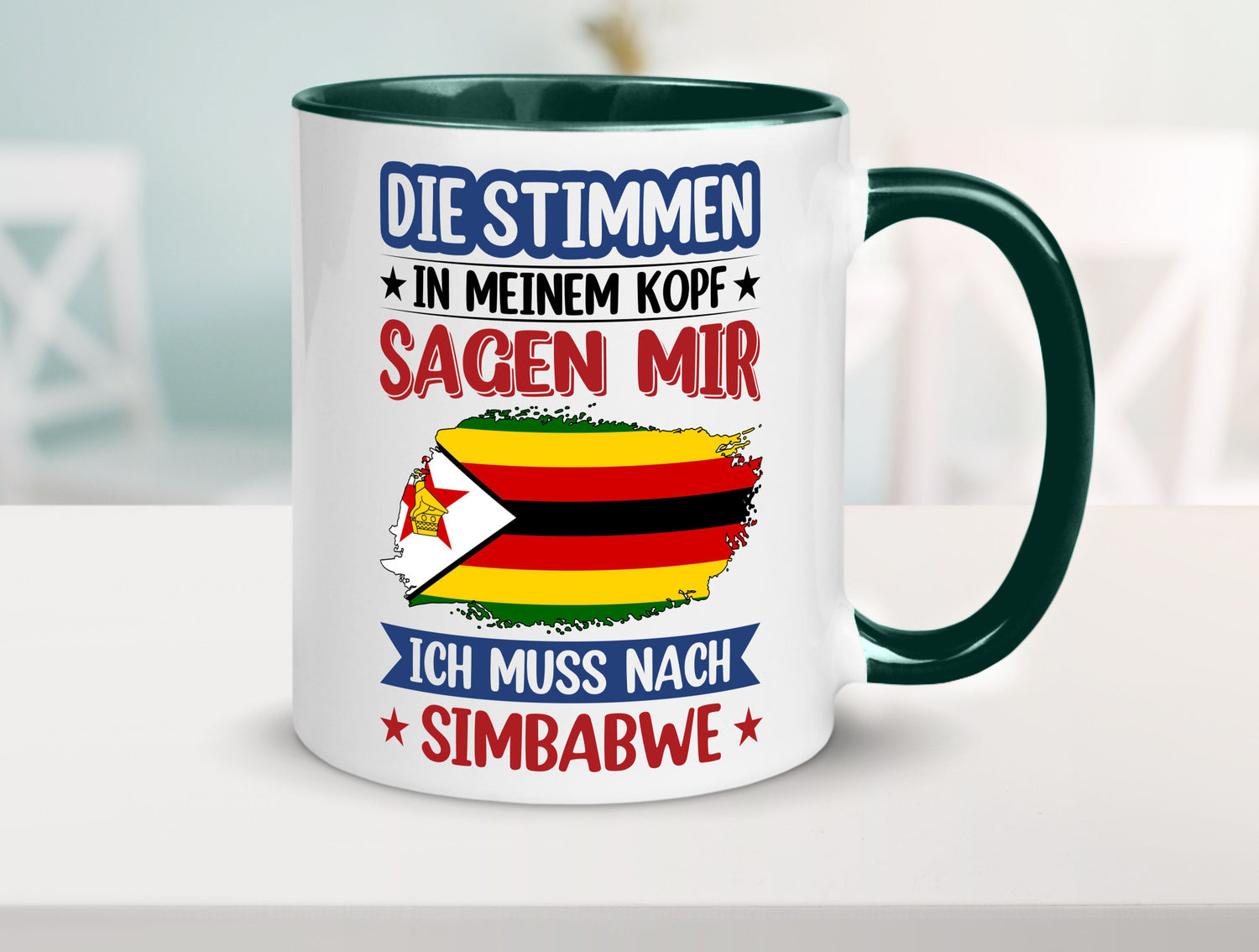 Simbabwe | Urlaub Stimmen in meinem Kopf Traumland v2 Geschenk Humor