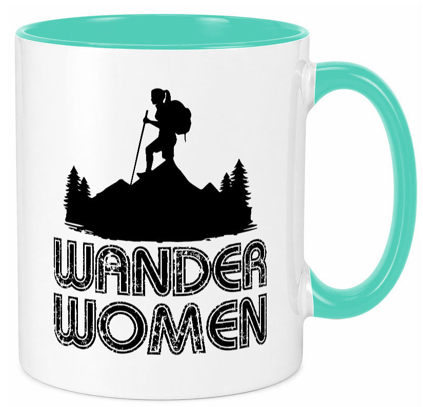 Wander Woman | Wandern Berge Geschenk Familie Geschenkidee lustiger Spruch Tasse