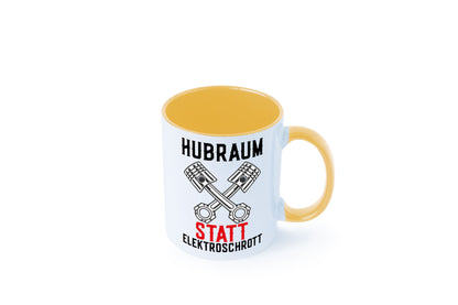 Hubraum statt Elektroschrott | Autofan Verbrennungsmotor Geschenk Humor