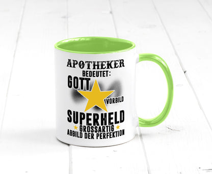Bedeutung von Apotheker | Apotheke Pharmazie Humor Geschenkidee Tasse