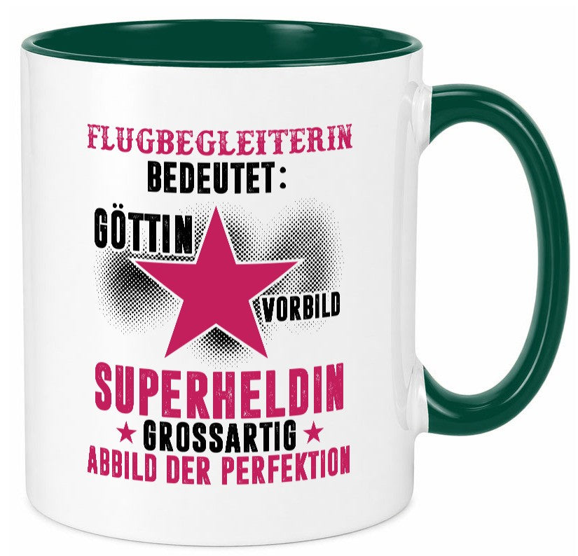 Bedeutung von Flugbegleiterin | Stewardess Flughafen Humor Geschenkidee Tasse