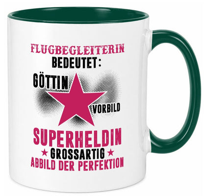 Bedeutung von Flugbegleiterin | Stewardess Flughafen Humor Geschenkidee Tasse