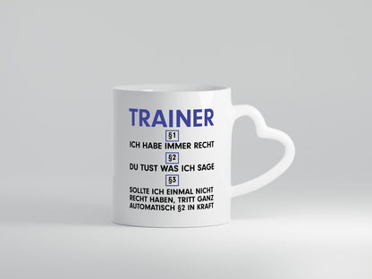 Ich habe immer Recht Trainer | Verein Sport v2 lustig Humor Geschenkidee