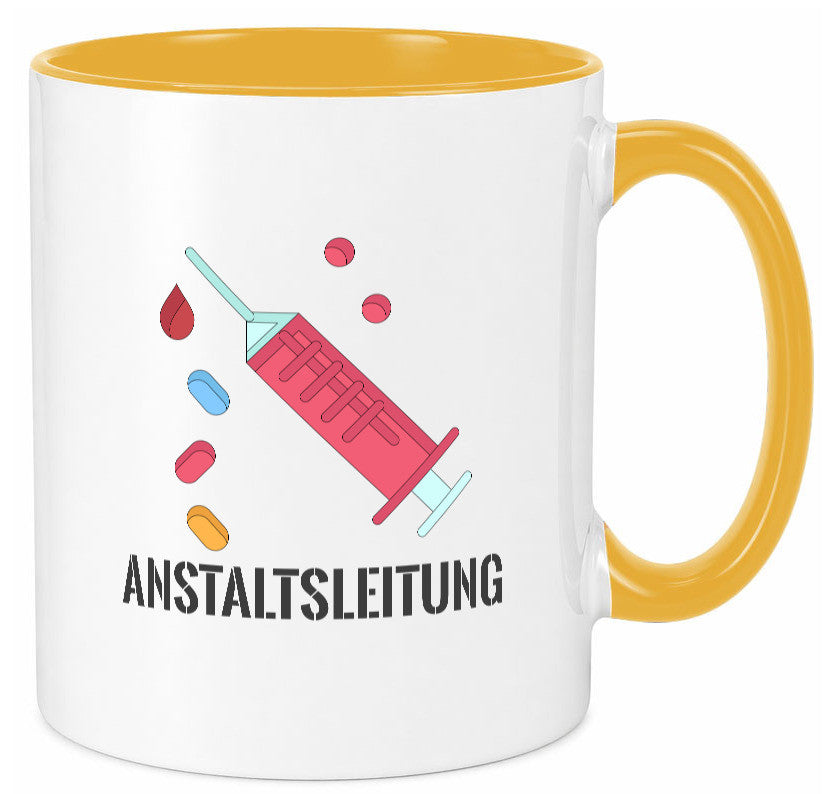 Anstaltsleitung | Krankenschwester Krankenhaus Humor Geschenkidee Tasse