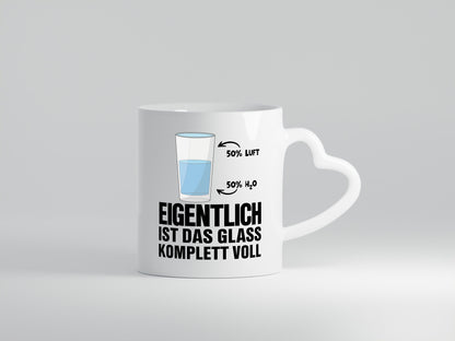 Wasserglas Motiv | Optimist Tasse Chemiker Chemie Humor Geschenkidee
