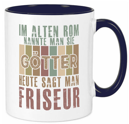 Heute sagt man: Friseur | Frisör Geschenkidee Humor Tasse