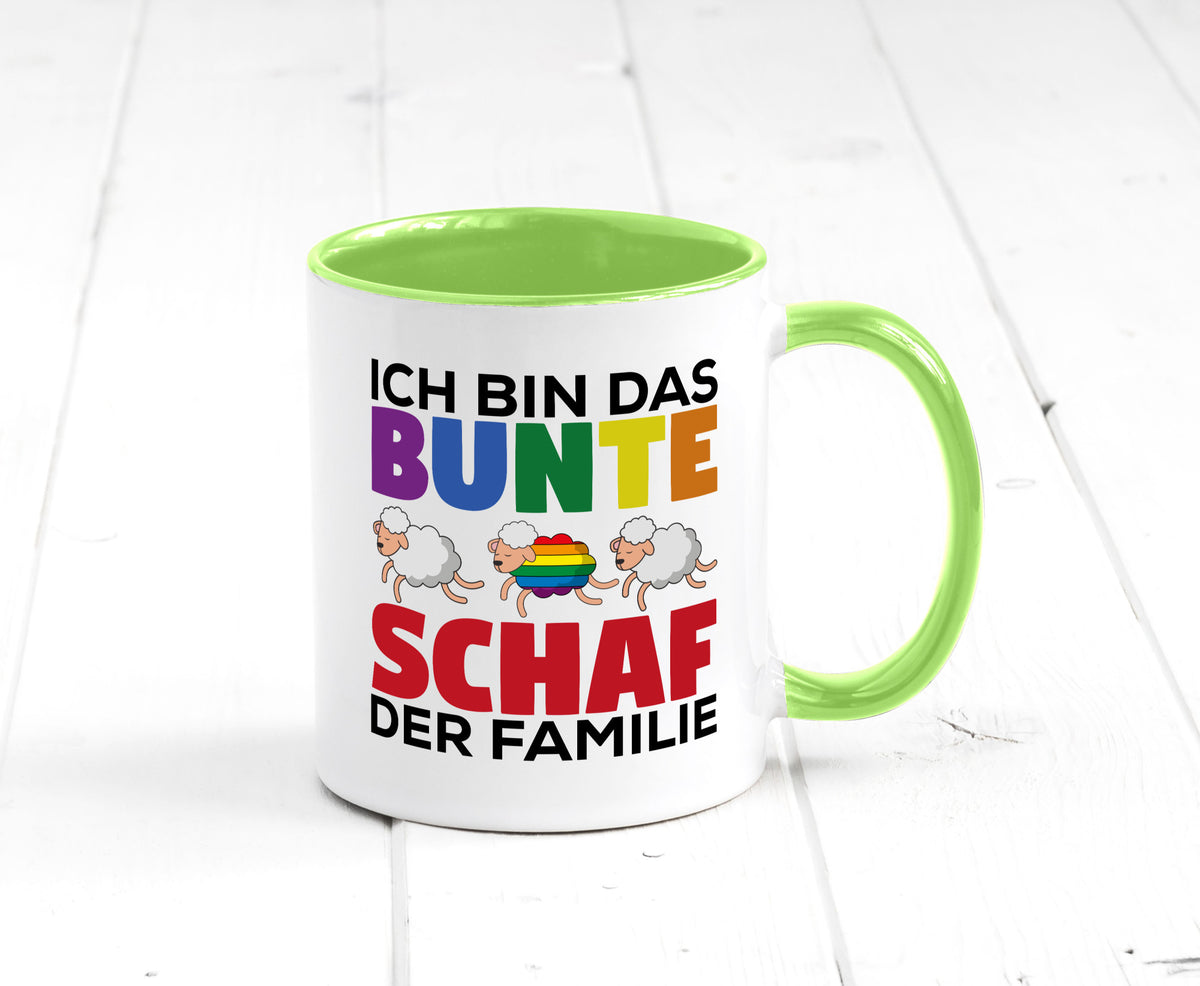 LGBTQ+ Tasse | Buntes Schaf Regenbogen Humor Geschenkidee