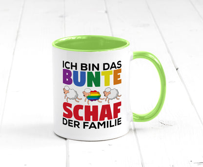 LGBTQ+ Tasse | Buntes Schaf Regenbogen Humor Geschenkidee