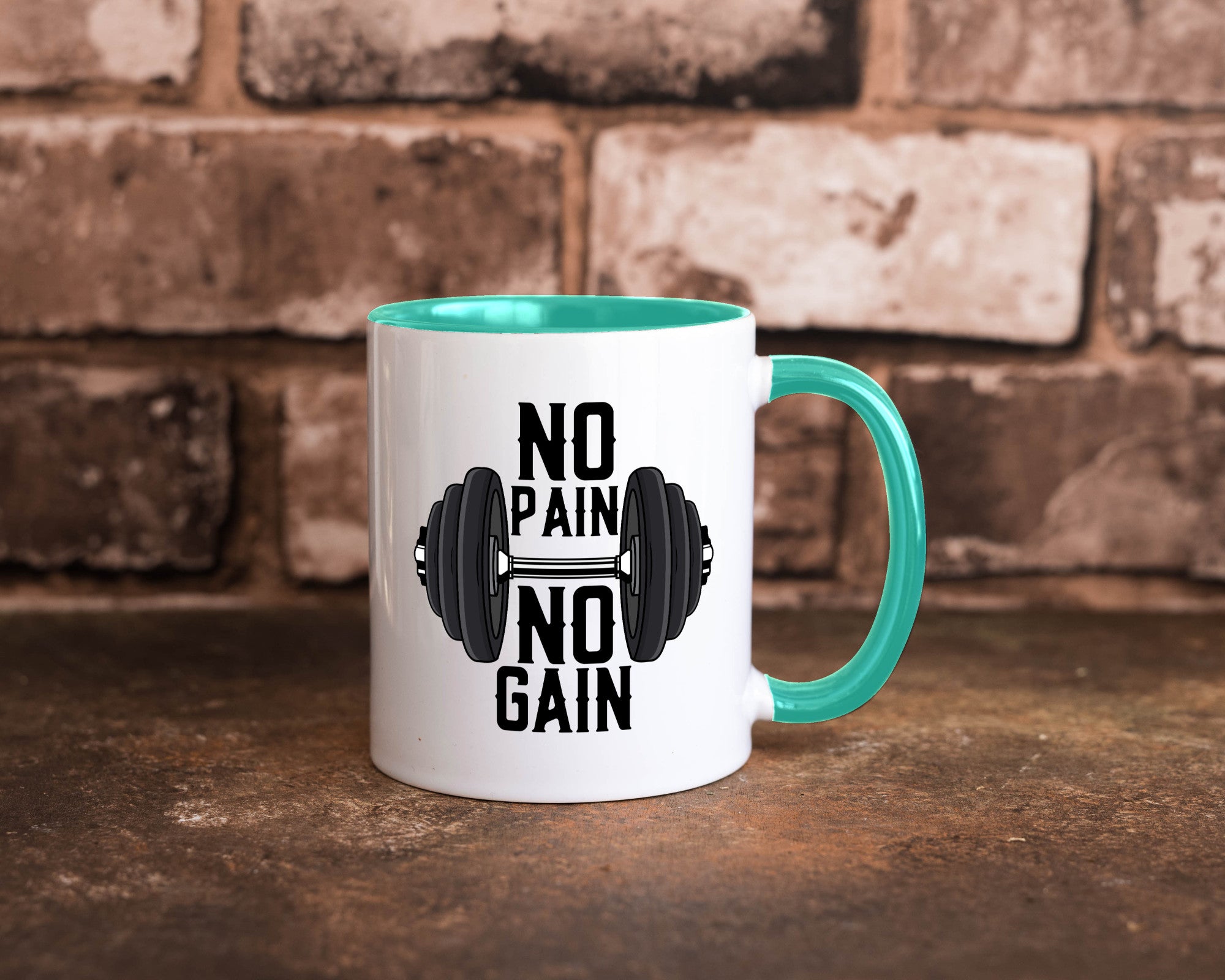 No Pain Gain | Training Motivation Fitness Pumpen lustig Humor Geschenkidee
