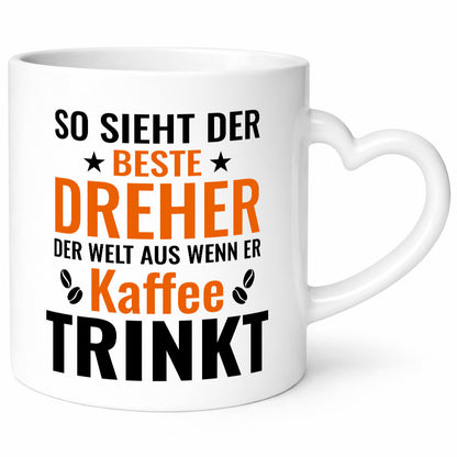 Kaffee trinkt: Dreher | Fräser Geschenkidee Humor Tasse