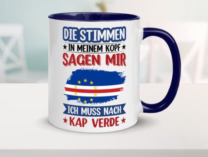 Kap Verde | Urlaub Stimmen in meinem Kopf Traumland lustig Humor Geschenkidee