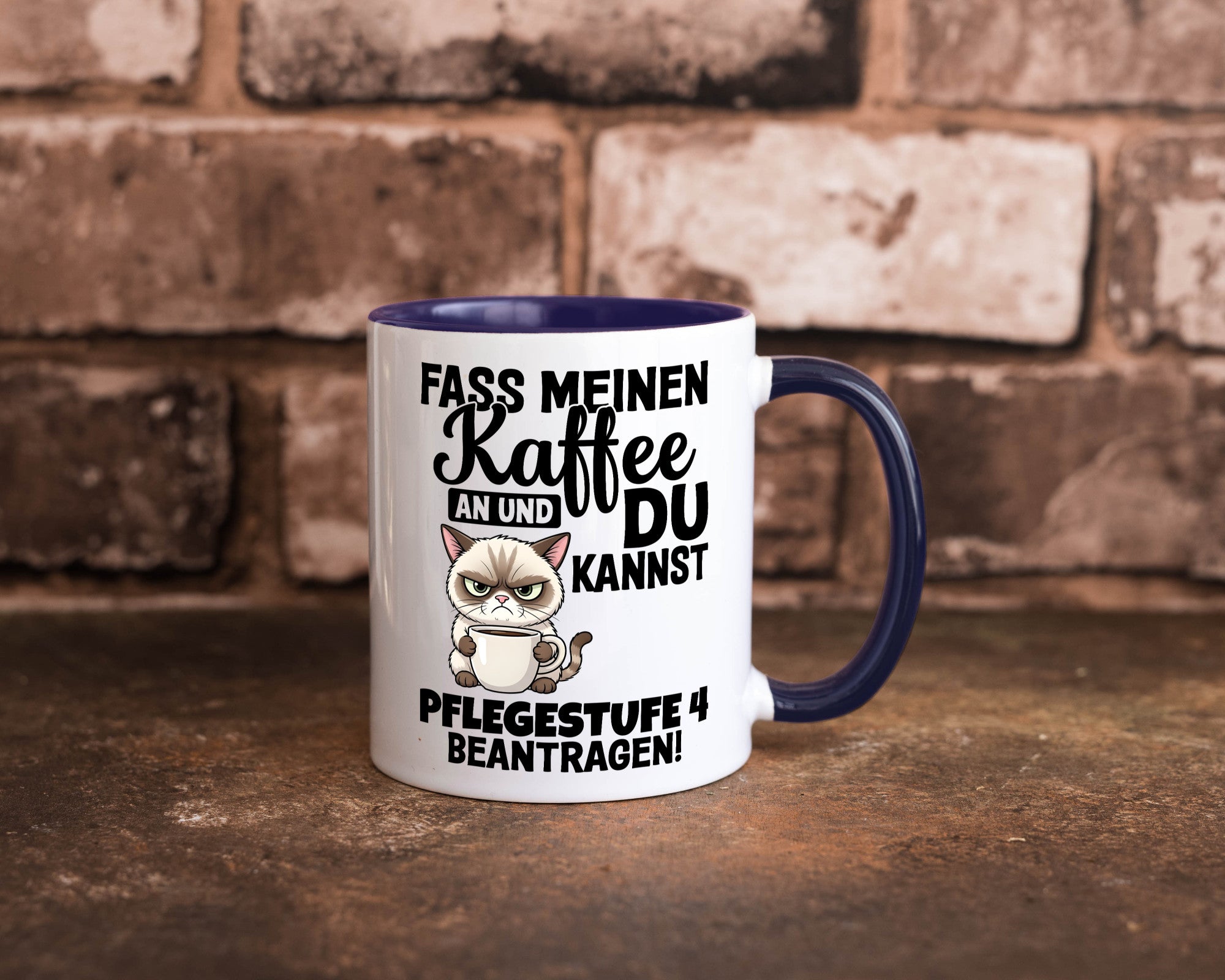 Fass meinen Kaffee an | Pflegestufe 4 Krankenschwester v3 Geschenkidee Humor