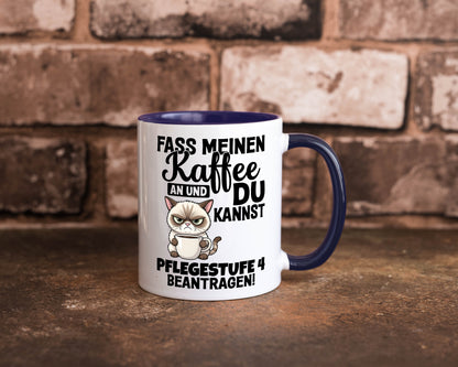 Fass meinen Kaffee an | Pflegestufe 4 Krankenschwester v3 Geschenkidee Humor
