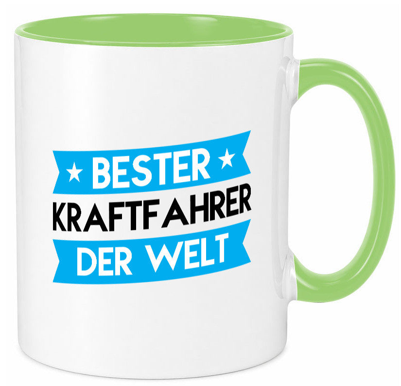 Bester Kraftfahrer | Lastwagen LKW Fahrer Geschenk Humor Geschenkidee lustiger Tasse