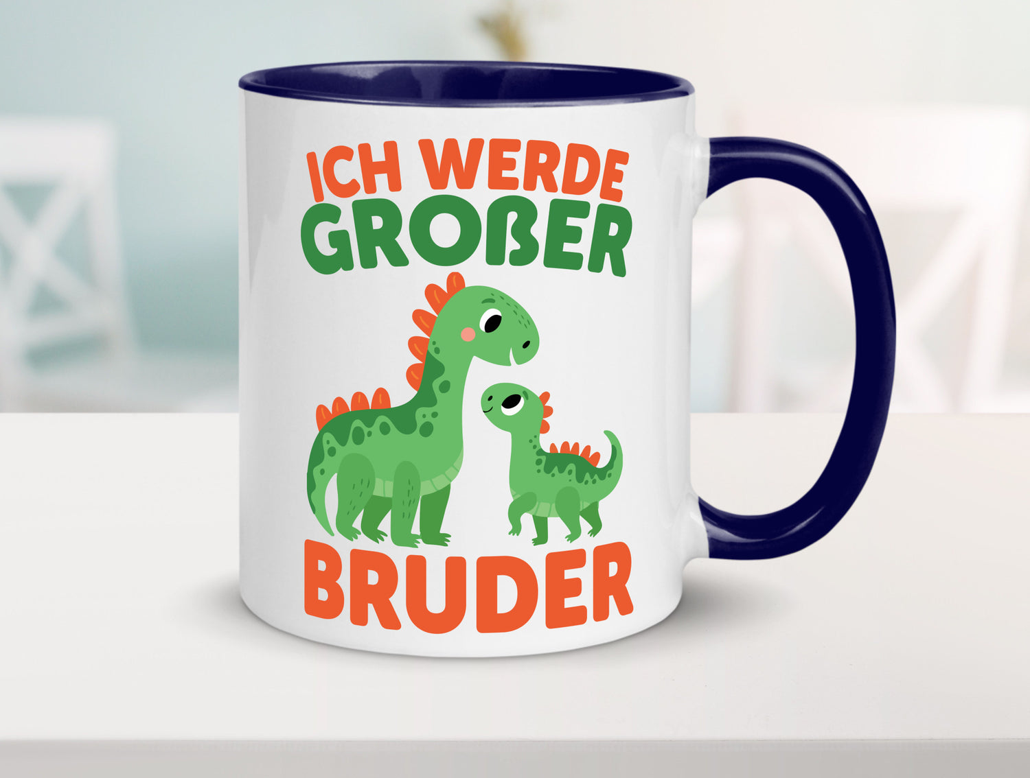 Ich werde Großer Bruder | Dino Brudersaurus lustig Humor Geschenkidee Geschenk