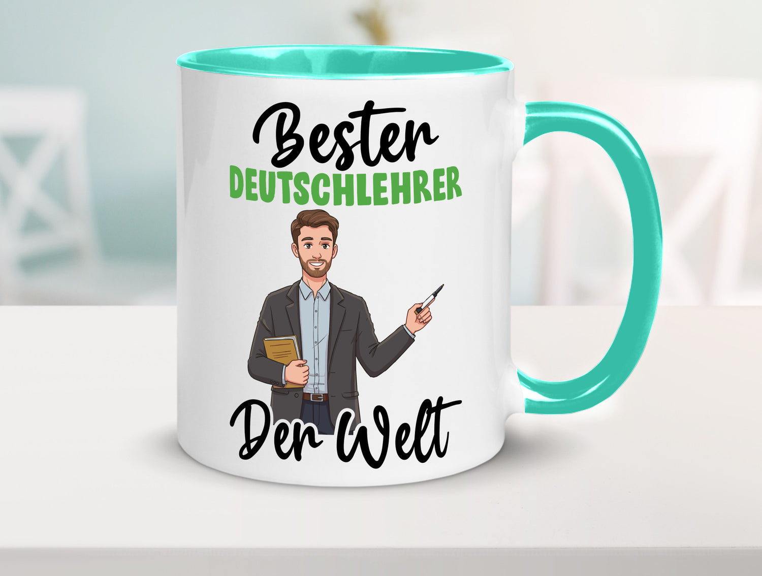 Bester Deutschlehrer | Lehrer Schule v2 lustiger Spruch Geschenk Humor