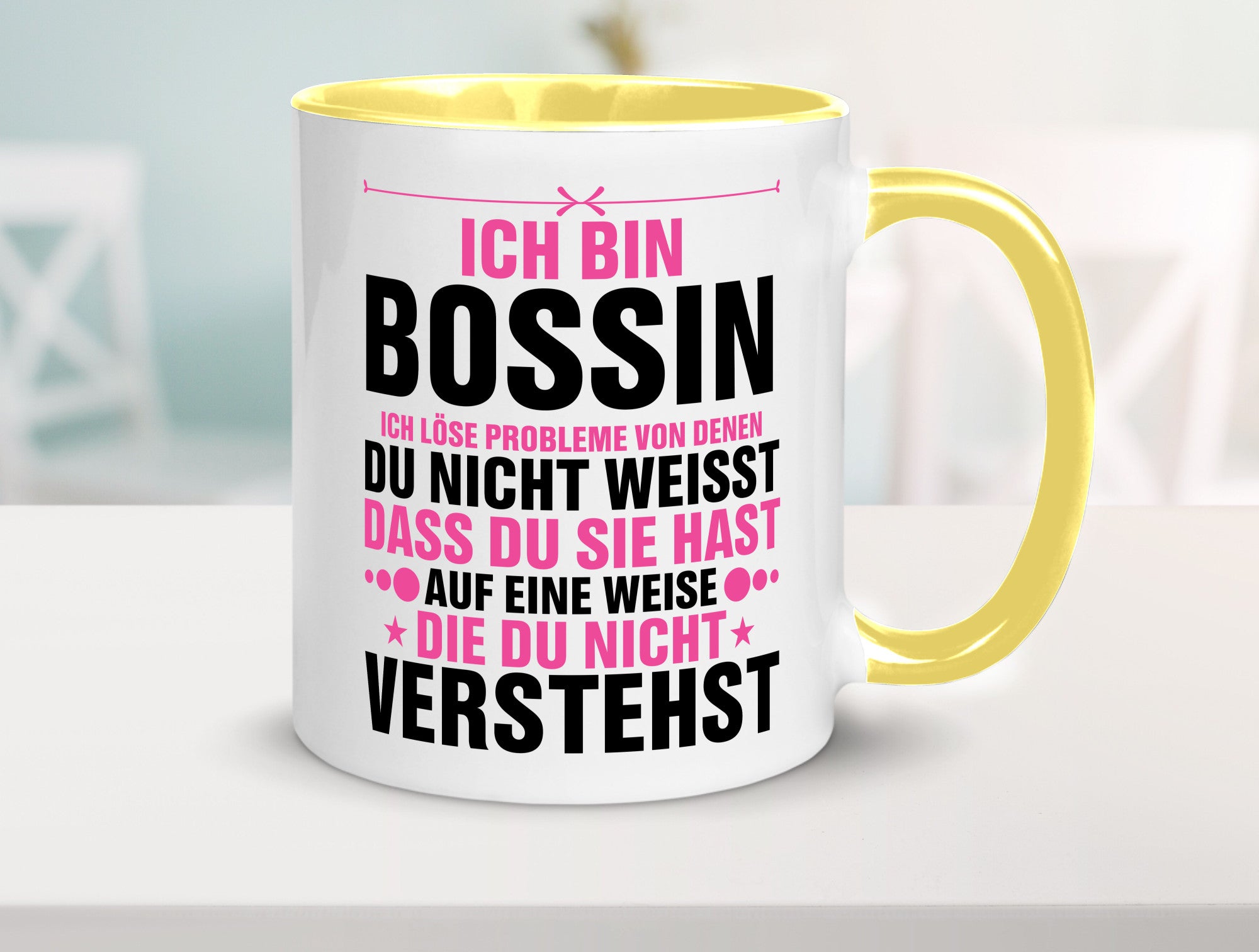 Löse Probleme: Bossin | Führungskraft Vorgesetzte lustig Humor Geschenkidee