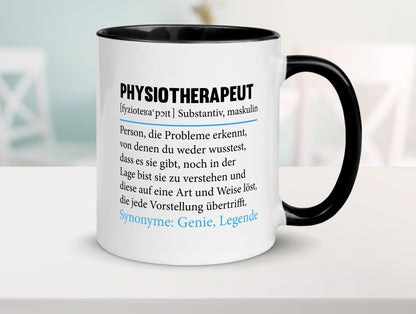 Physiotherapeut | Beruf Spruch Text lustig v2 Humor Arbeit Kollegen Büro