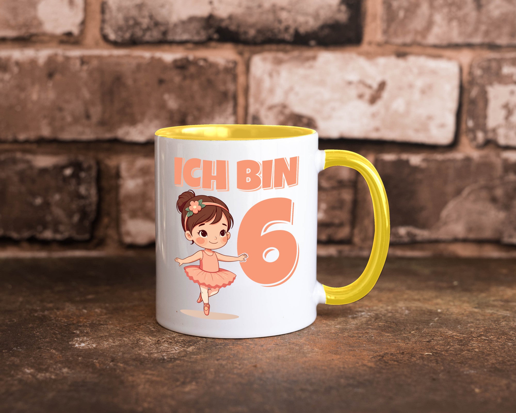 6 Geburtstag | Jahre Ballerina Mädchen Ballet lustig Geschenkidee Geschenk Tasse