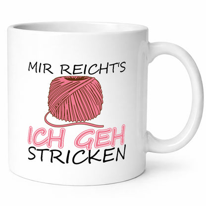 Ich geh stricken | Hobby Garn Handwerk lustiger Spruch Geschenk Humor