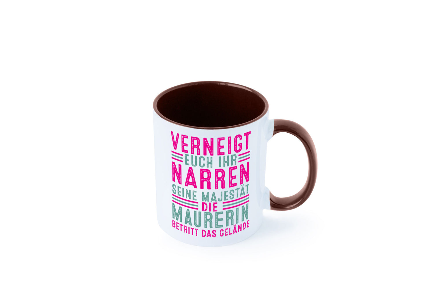 Verneigt euch: Maurerin Humor Geschenkidee Tasse