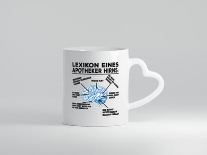 Apotheker Hirn | Pharmazie Tasse Pharmazeut Humor lustiger Spruch Geschenk