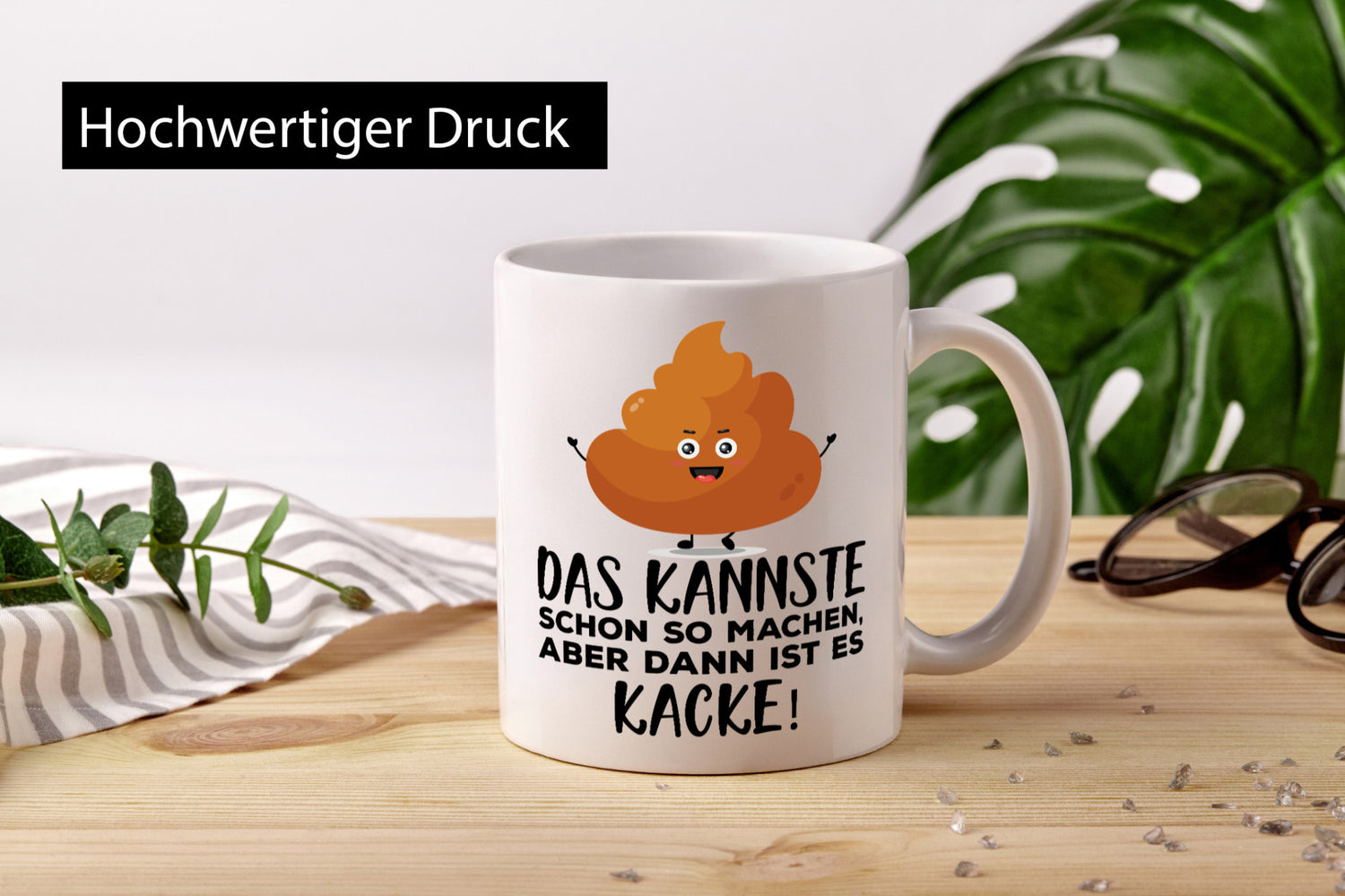 Das kannste schon machen Geschenk Humor Geschenkidee lustiger Spruch Tasse
