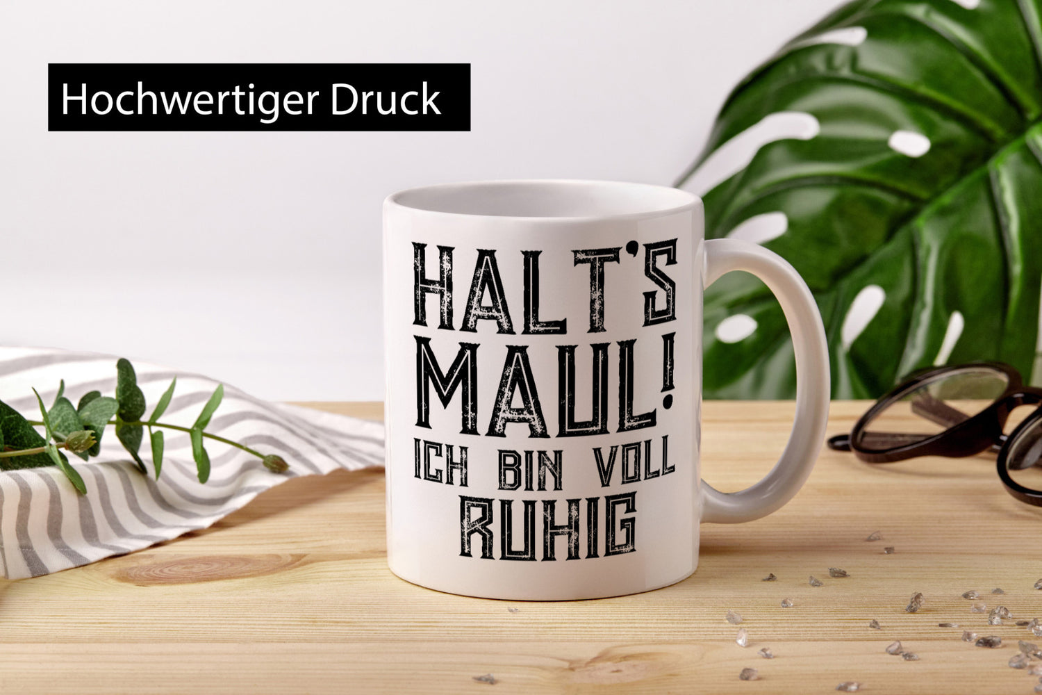 Halts maul ich bin voll ruhig | Nerv mich nicht Geschenk Humor Geschenkidee