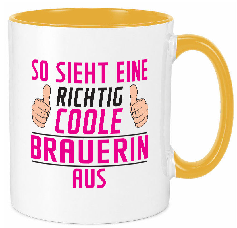 Richtig Coole Brauerin | Bier Brauerei Geschenk Humor Geschenkidee lustiger