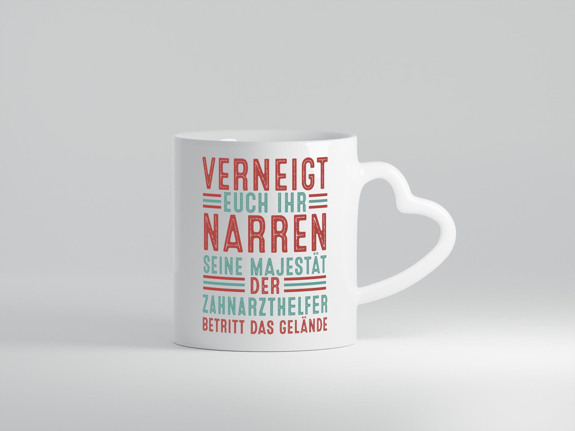 Verneigt euch: Zahnarzthelfer | Zahnmedizin v2 Geschenkidee Humor Tasse