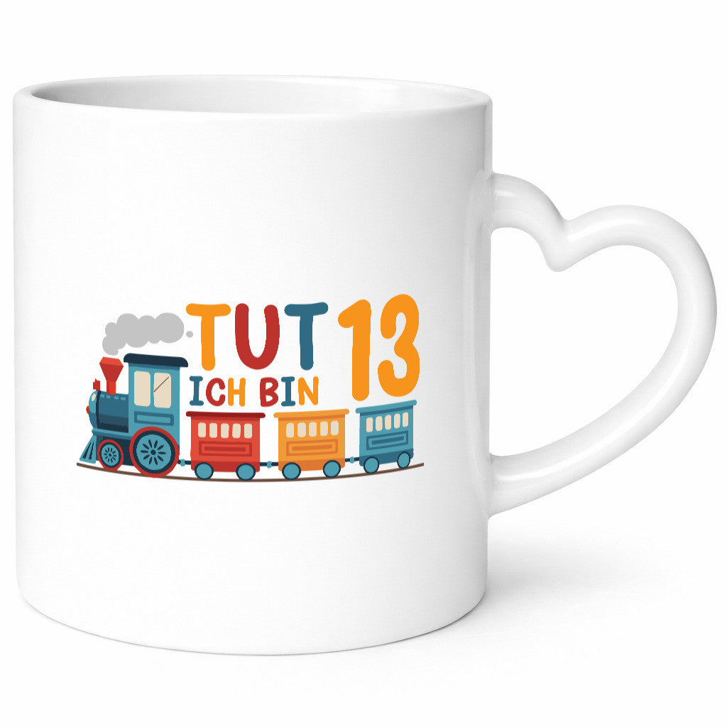 13. Geburtstag | 14 Jahre Eisenbahn Zug junge Humor Geschenkidee Tasse