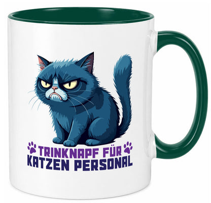 Katzen Personal | Katzenbesitzer Tasse Katze Humor vl8 Geschenkidee